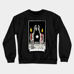 Two of Swords - The Tarot Restless Crewneck Sweatshirt